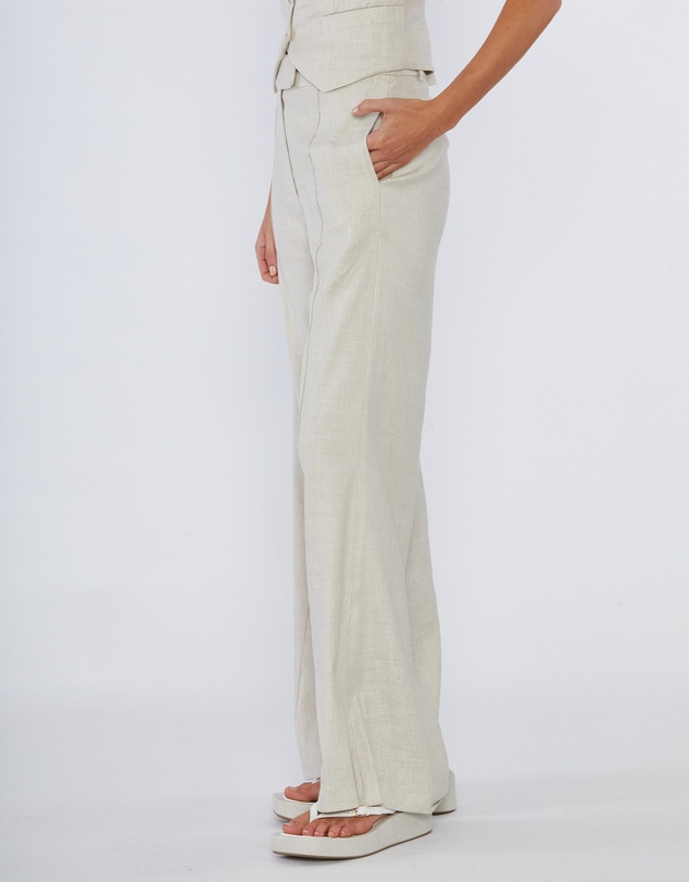 Amelius - Sofia Linen Twill Wide Leg Pants