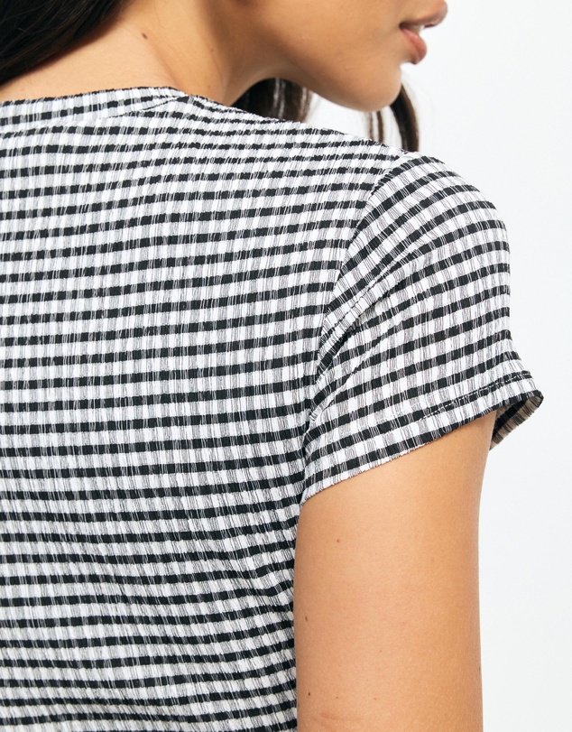 AERE - Aeliana Gingham Top