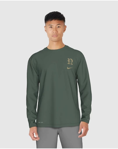 Nike - Gothic Letter Long Sleeve Hydroguard Top