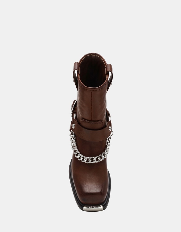 Steve Madden - Void Brown Leather Boots