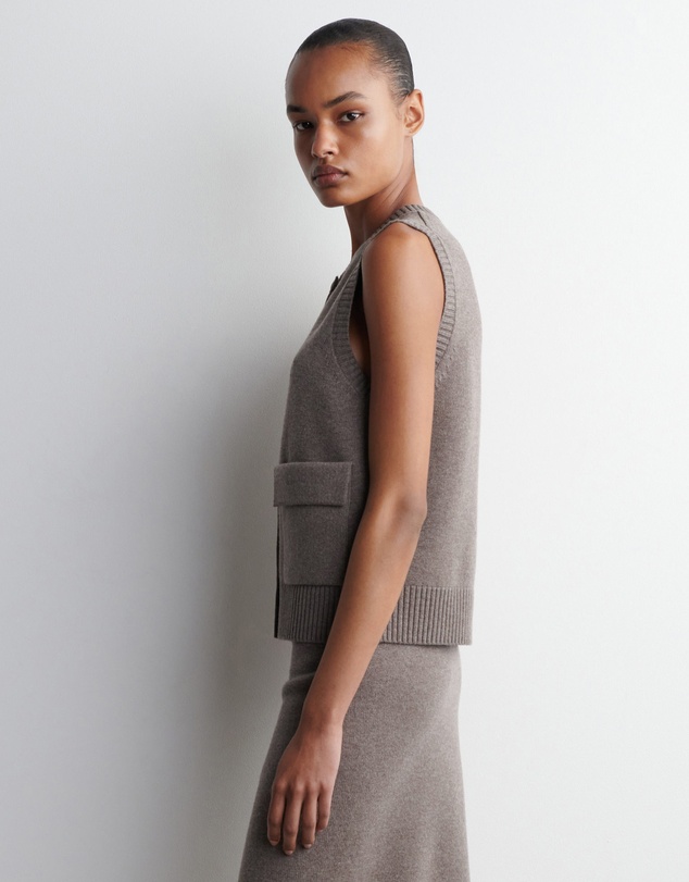 COS - Merino Wool Buttoned Vest