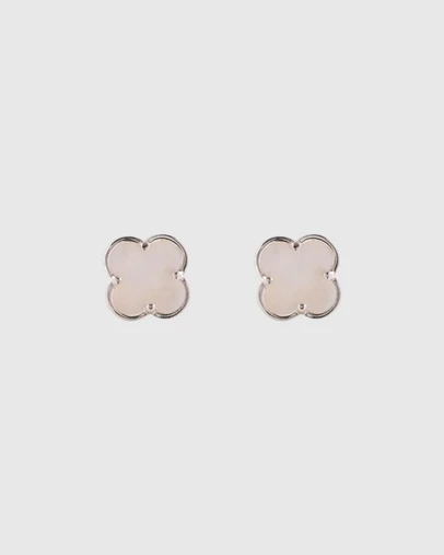 Von Treskow - Clover (Mother of Pearl) Stud Earrings