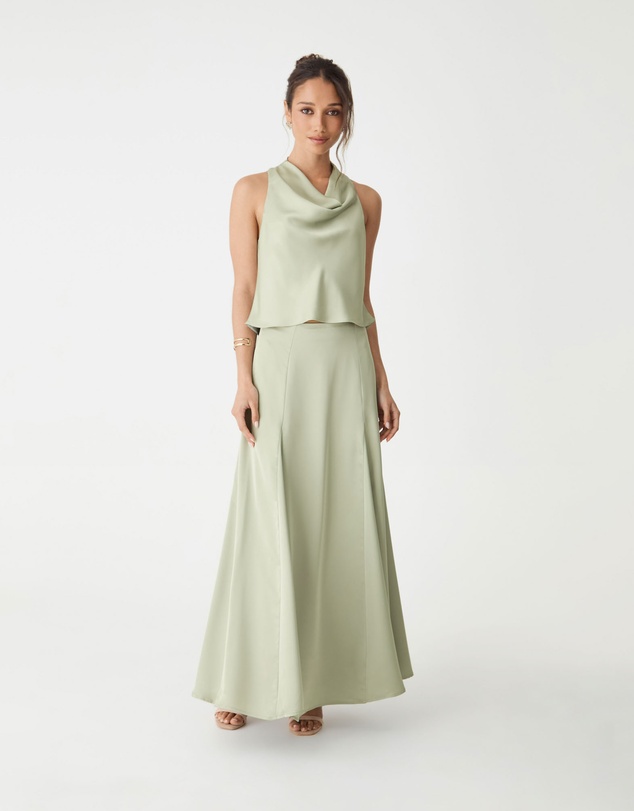 Forcast - Freya Satin Godet Skirt