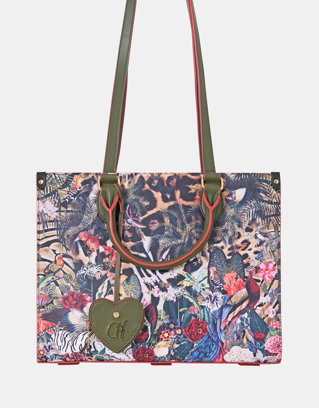 Camilla - East West Tote With Leather Trims