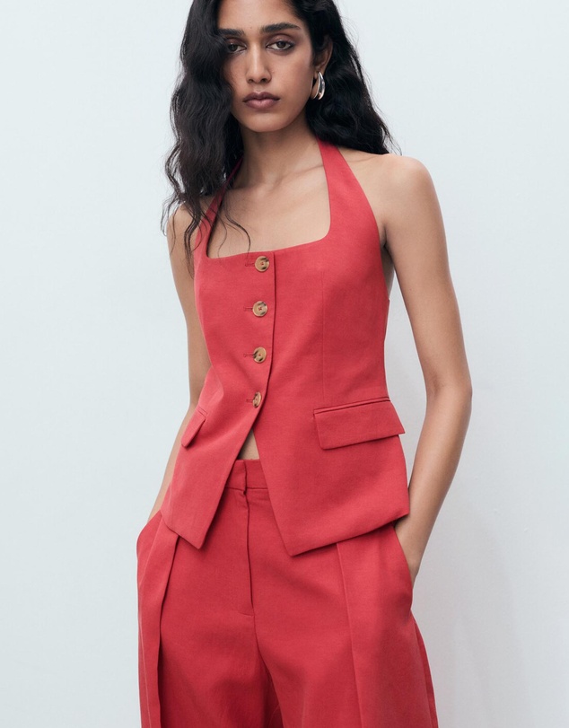 M.N.G - Linen Suit Waistcoat