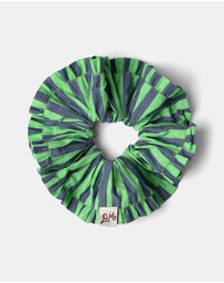 Damson Madder - Frill Edge Scrunchie