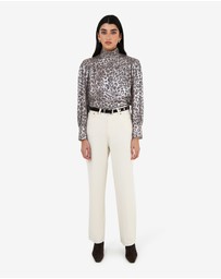 Forcast - Melisa Gathered Yoke Top
