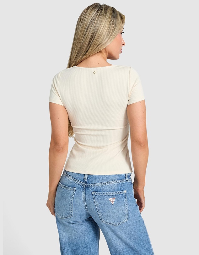 GUESS - SS Sandwash Rib Karina T-Shirt