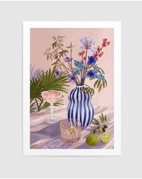 Olive et Oriel - Lilac Summer by Goed Blauw Art Print