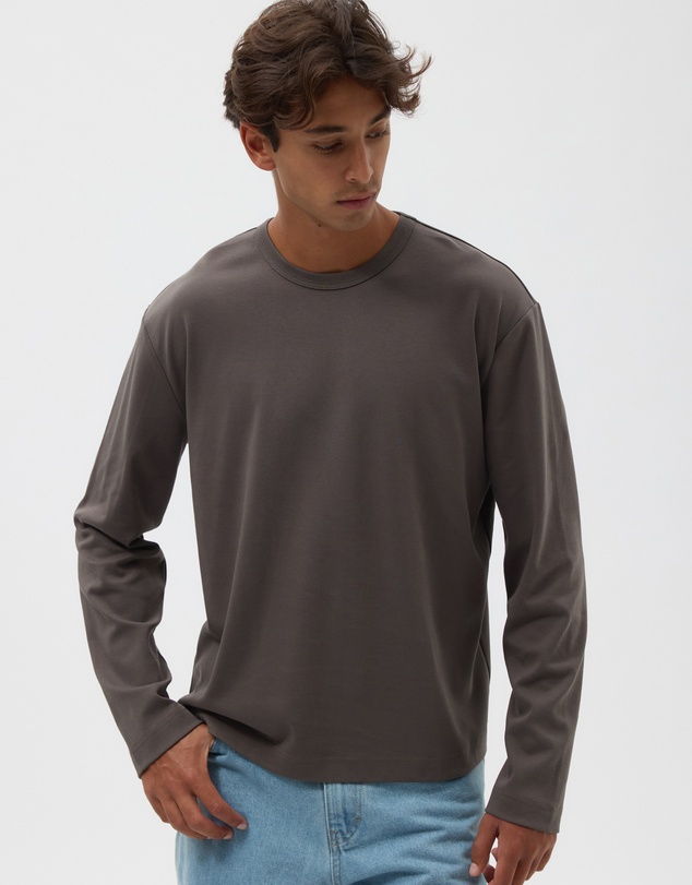 AERE - Relaxed Long Sleeve Cotton Tee