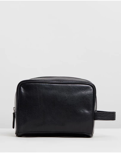 Staple Superior - George Leather Washbag