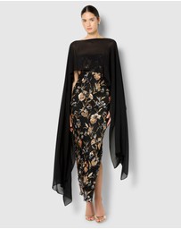 Montique - Angeline Chiffon Overlay Wrap