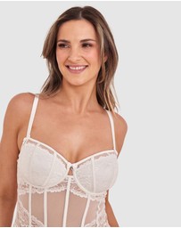 Bras N Things - Bethany Underwire Bodysuit - Ivory