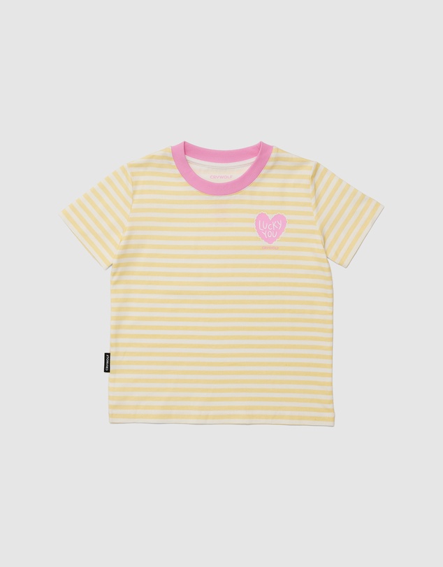Crywolf - SUN SMART T-SHIRT Lucky You Stripe