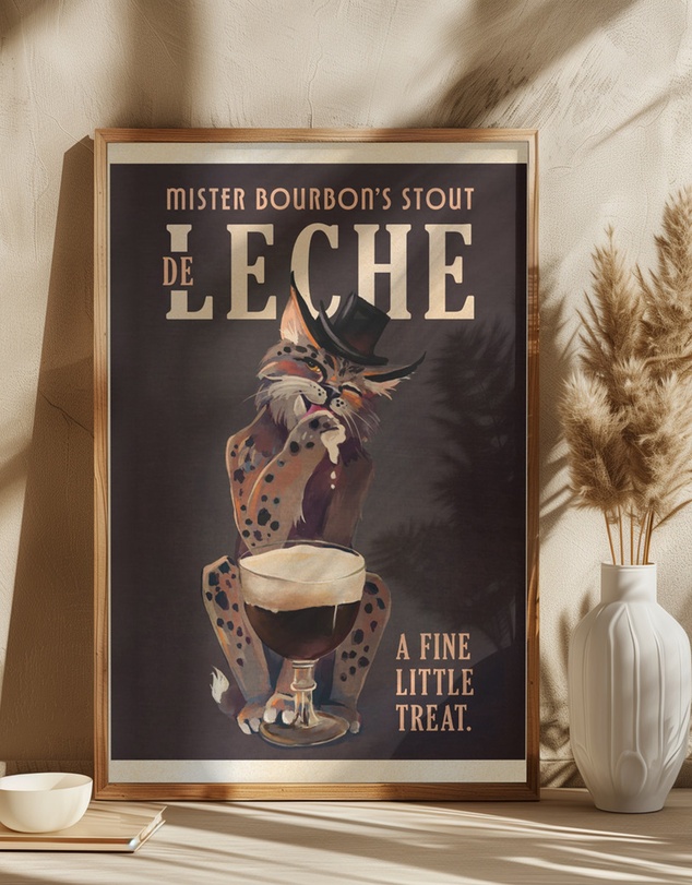 Olive et Oriel - Bourbon De Leche Guinness Style by The Whiskey Ginger Art Print