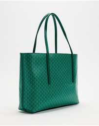Calvin Klein - Emblem All Over Print Small Tote Bag