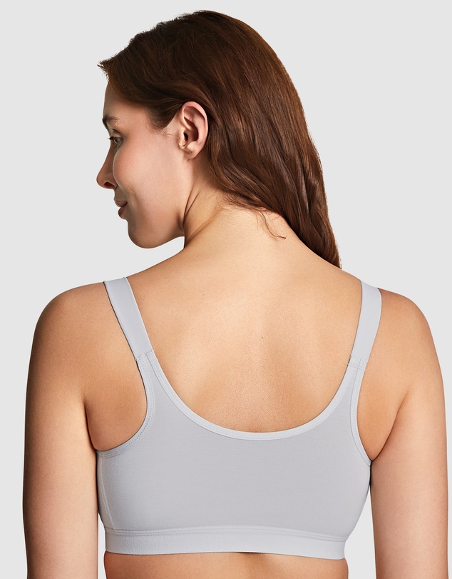Royce Lingerie - Fearne Organic Cotton Wirefree Front Open Bra