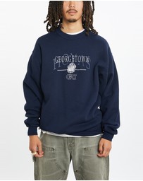 Vintage by The Real Deal - Pre Loved - 90s NCAA Georgetown Hoyas Sweatshirt