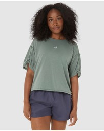 ASICS - Nagino Run Adjustable Short Sleeved Top - Women's