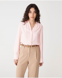 Forcast - Claudia Pleat Neck Blouse