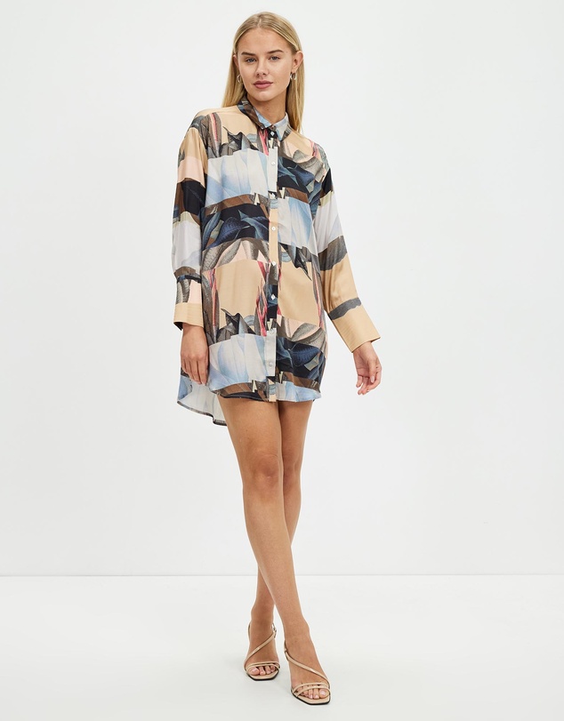 Grace Willow - Jasmine Silk Shirt Dress