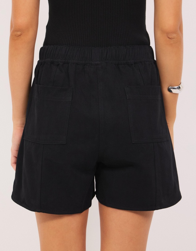 Calli - Matt Cotton Twill Shorts
