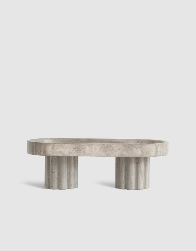 Black Blaze - Column Oval Tray