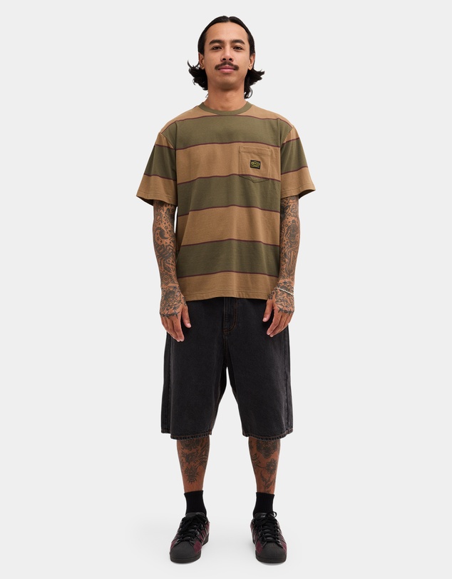 RVCA - Mens Dayshift Stripe T-Shirt
