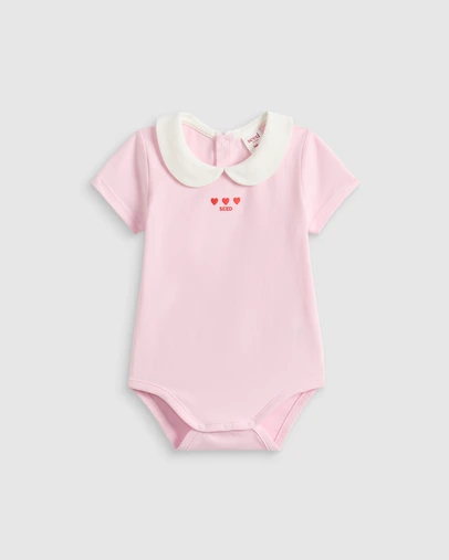 Seed Heritage - Collared Heart Bodysuit