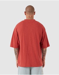 Zanerobe - Crest Slub Flow Tee Cherry