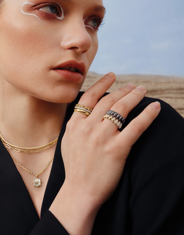 Ania Haie - Ania Haie Gold Paper Clip Link Ring