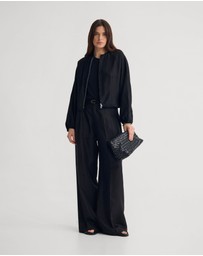 Oxford - Cindy Unlined Bomber Jacket