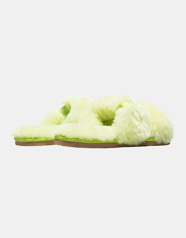 Vodka Cruiser - Fluffy Lime OpenToe Slippers
