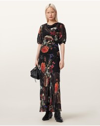 AllSaints - Tiwa Silk-Blend Dress