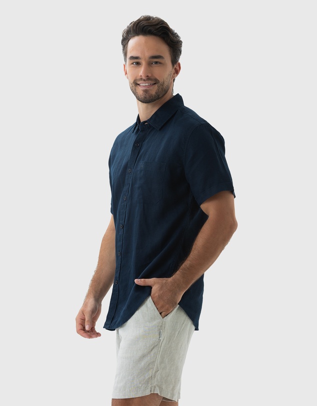 Coast Clothing - Short Sleeve Linen Shirt