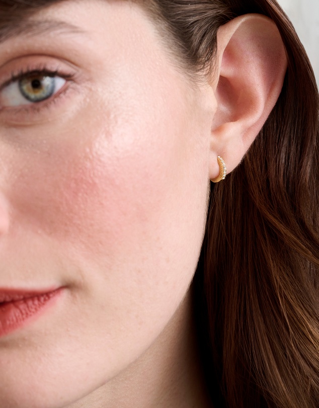 Ted Baker - HETTIE: Crystal Hoop Earrings (10mm)