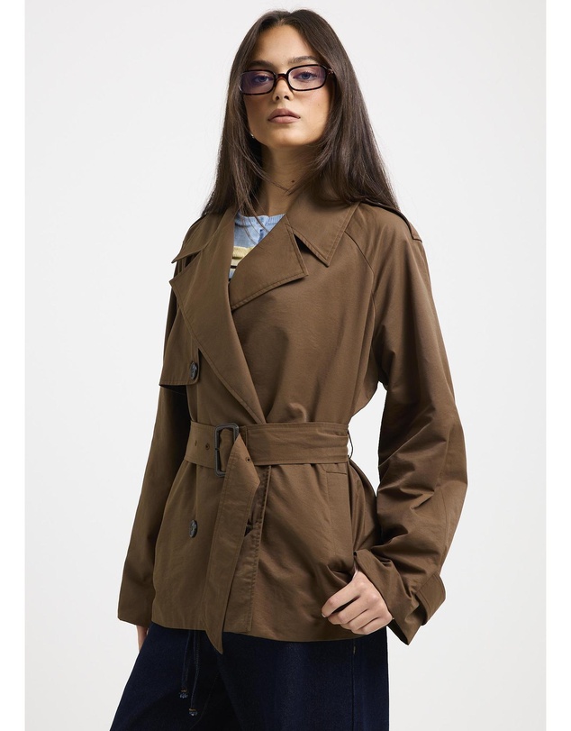 Alice In The Eve - Tessa Cinched Trench Coat