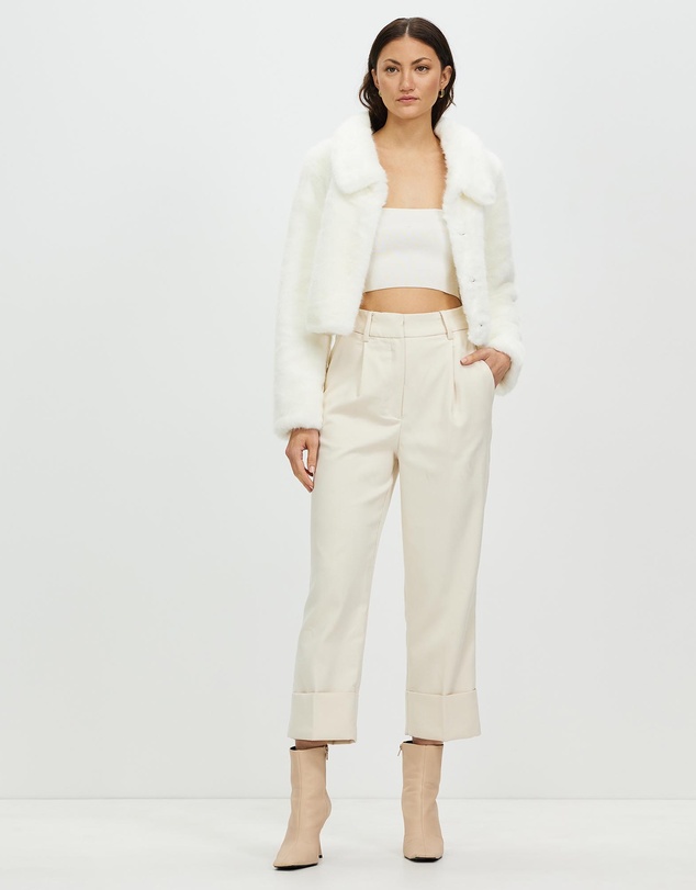 Unreal Fur - Tirage Cropped Jacket