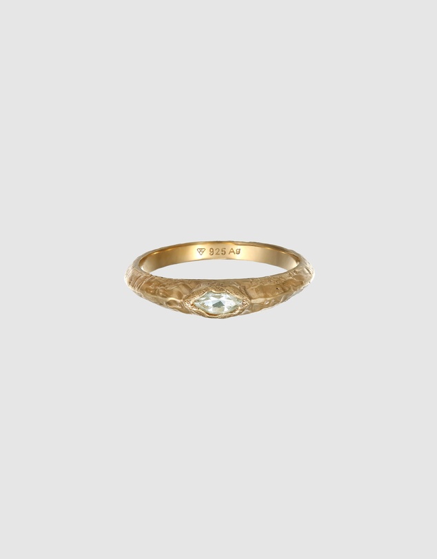 Haze & Glory - ICONIC EXCLUSIVE - Ring Marquise Amethyst 925 Sterling Silver Gold-Plated