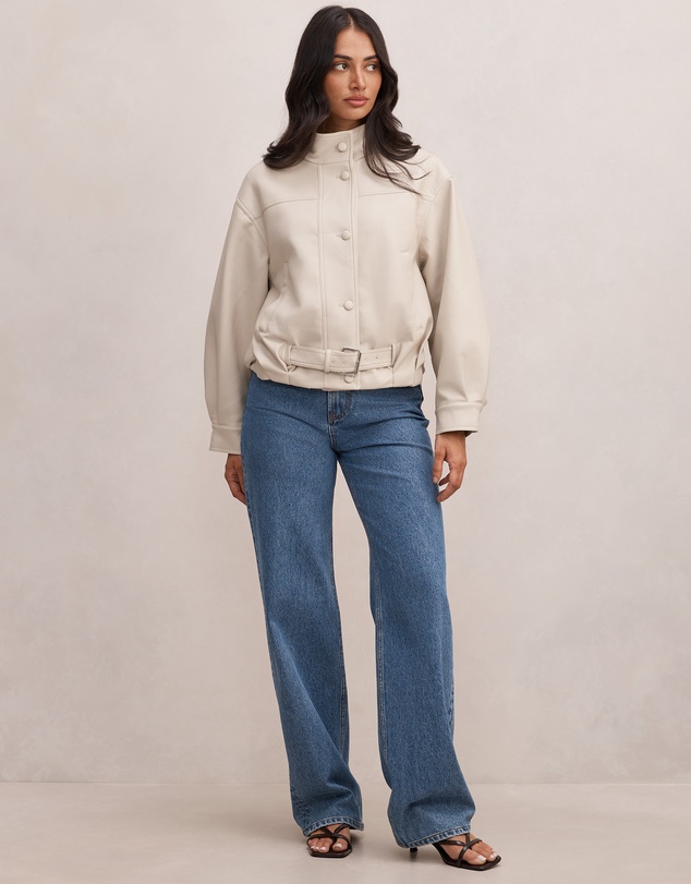 Forever New - Belle Belted Bomber Jacket