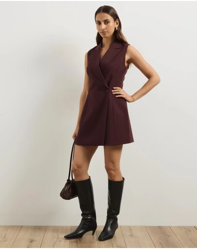Atmos&Here - Steph Double Breasted Mini Dress