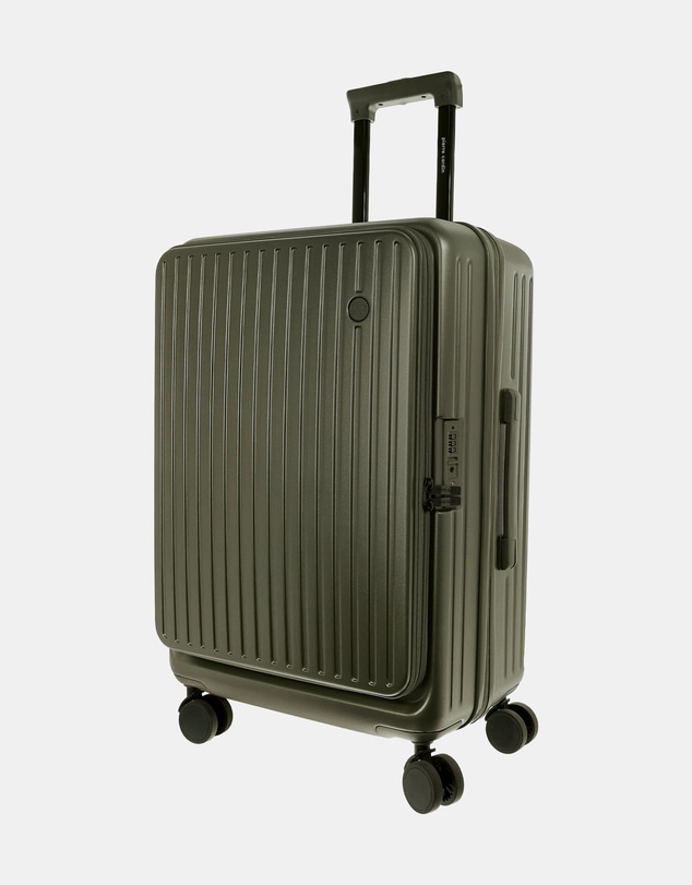 Pierre Cardin - Pierre Cardin Front-Opener Hard Shell Medium and Cabin 2-Piece Set Bundle