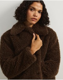Atmos&Here - Marigold Shearling Jacket