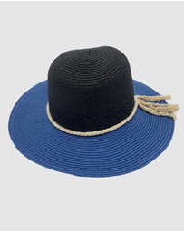 Jacaru - Jacaru 1870 Black & Blue Ladies Hat