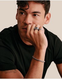 THOMAS SABO - THOMAS SABO Band Ring with Engraved Pattern