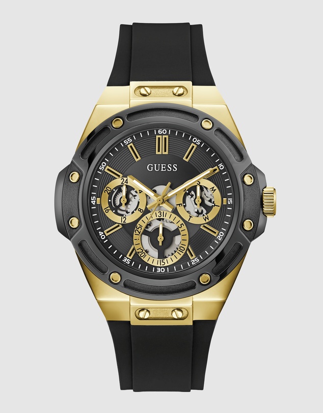 GUESS - GUESS Mens Black Multifunction Watch
