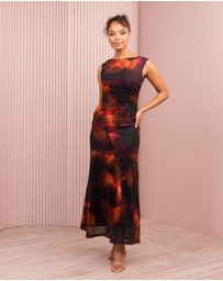 Azzurielle - Miles Exposed Seam Maxi Dress