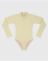 Aqua Blu Kids - Stepping Stones Long Sleeve One Piece - Teens