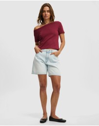 Cotton On - Relaxed Denim Shorts