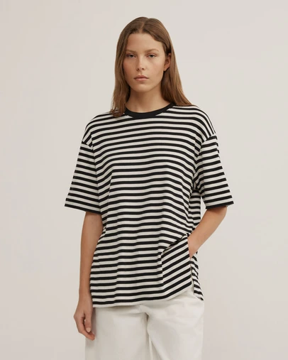 Witchery - Stripe Boyfriend T-shirt 2.0